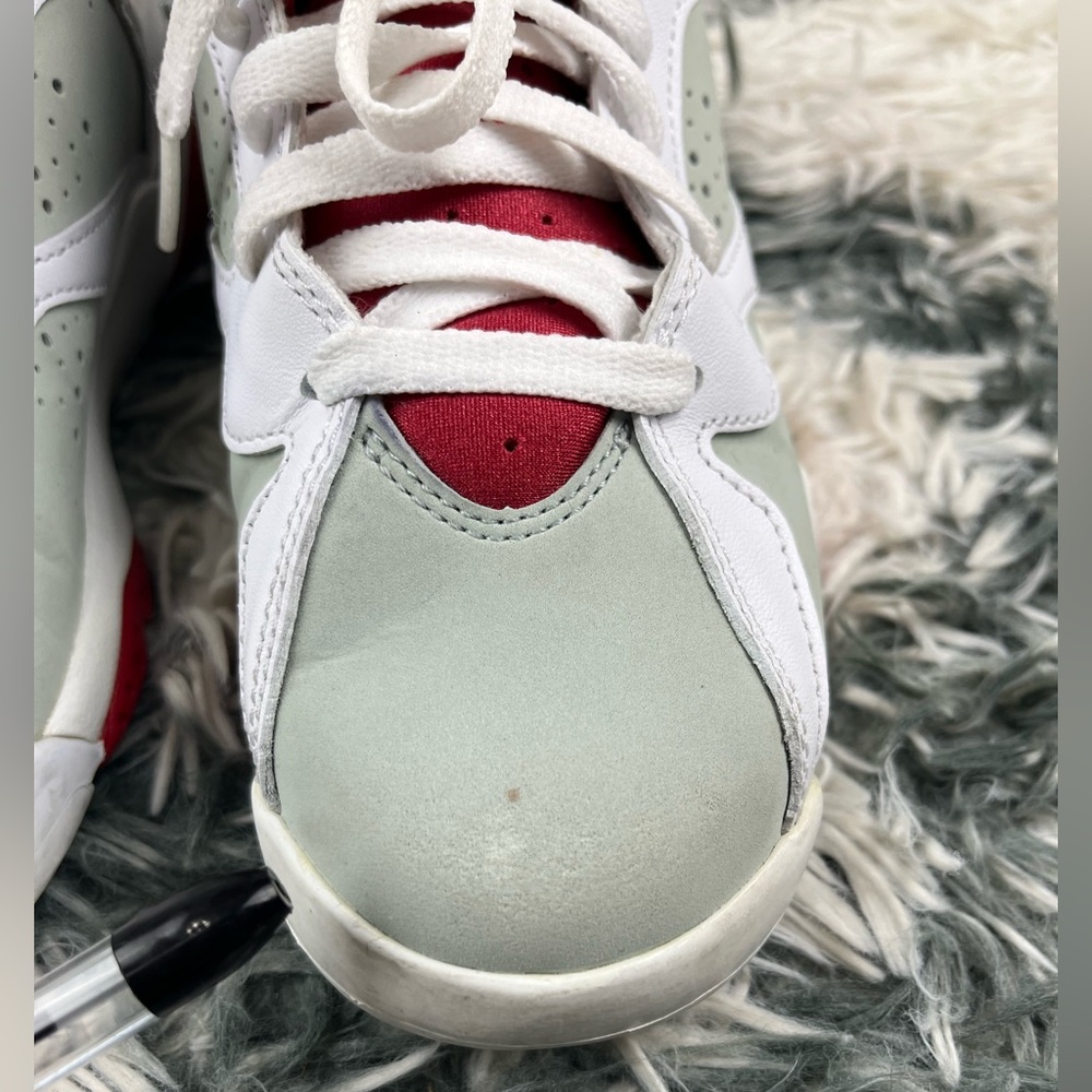 Air Jordan Kids Boys Jordan 7 Retro 2015 Hare Sneakers Size 4.5Y 304774-125 - Picture 4 of 16